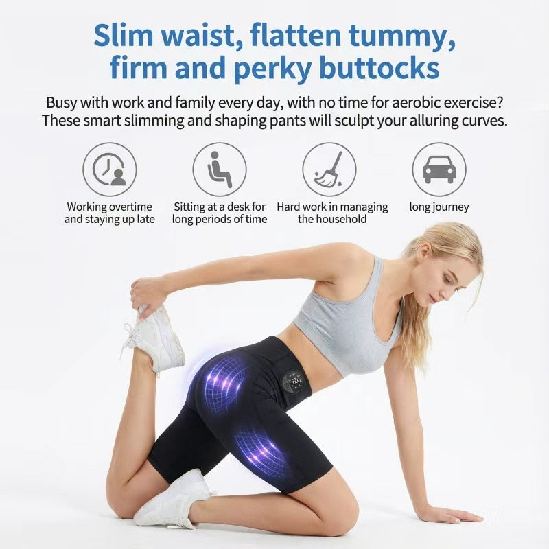 ems 塑身短褲 瑜珈褲 運動褲