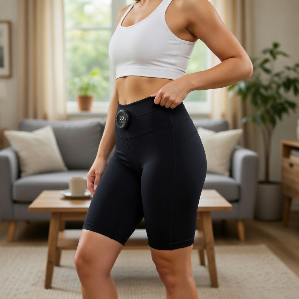 High-Waist EMS Yoga Shorts( Hip+Pelvic)