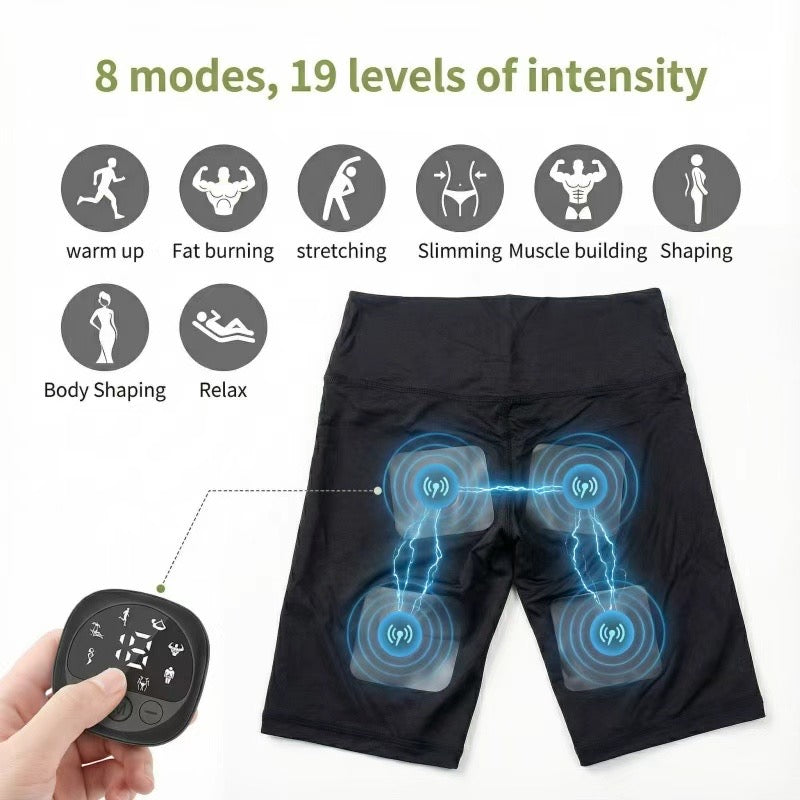 ems 塑身短褲 瑜珈褲 運動褲